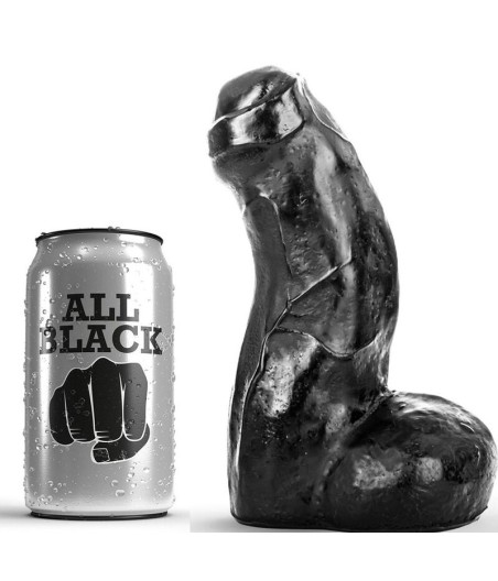 ALL BLACK REALISTIC DONG NEGRO 17CM