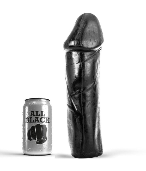 ALL BLACK - DONG 28 CM SIN TESTICULOS