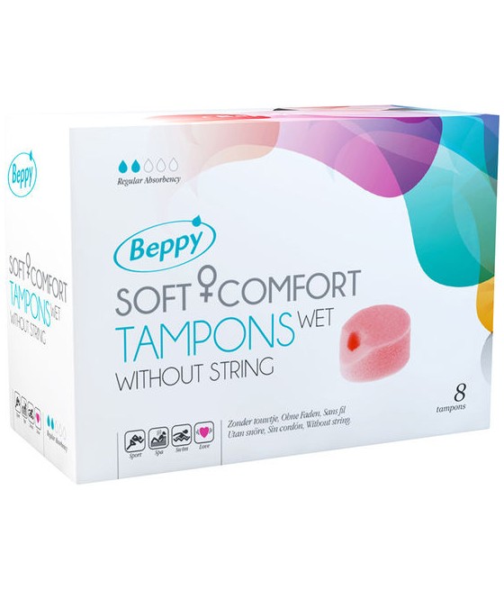 TengoQueProbarlo BEPPY - TAMPONES LUBRICADOS 8 UDS BEPPY  Tampones Menstruales