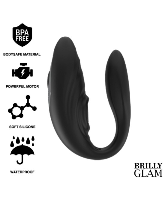 BRILLY GLAM COUPLE PULSING & VIBRATING CONTROL REMOTO