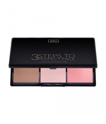 Wibo 3 Steps To Perfect Face Contour Palette