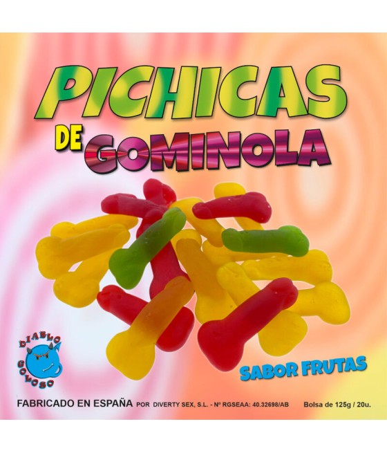DIABLO GOLOSO - PICHITAS DE GOMINOLA FRUTAS