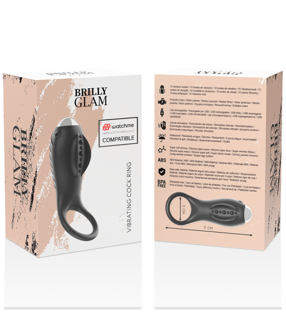 TengoQueProbarlo BRILLY GLAM - ALAN ANILLO COMPATIBLE CON WATCHME WIRELESS TECHNOLOGY BRILLY GLAM  Anillos Pene