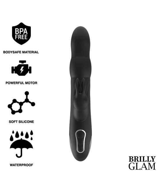 BRILLY GLAM MOEBIUS RABBIT VIBRATOR & ROTATOR COMPATIBLE CON WATCHME WIRELESS TECHNOLOGY