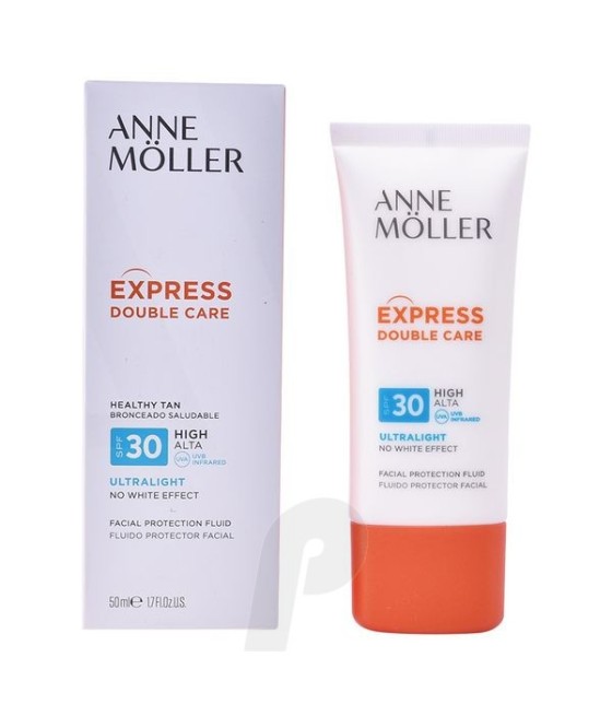 TengoQueProbarlo Anne Moller Express Double Care Facial Protector Fluid SPF 30 ANNE MOLLER  Bronceado