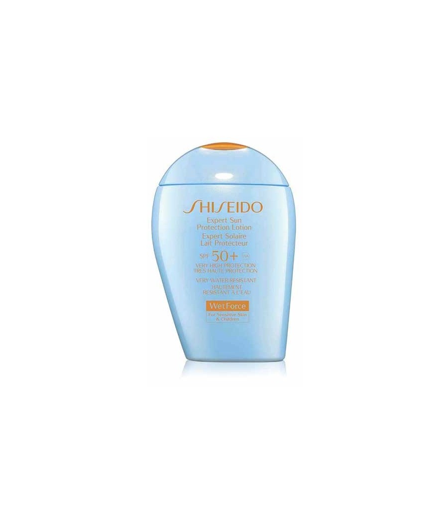 TengoQueProbarlo Shiseido Expert Sun Protection Lotion Wetforce Piel Sensible y Niños SPF50 100 ml SHISEIDO  Protección Solar