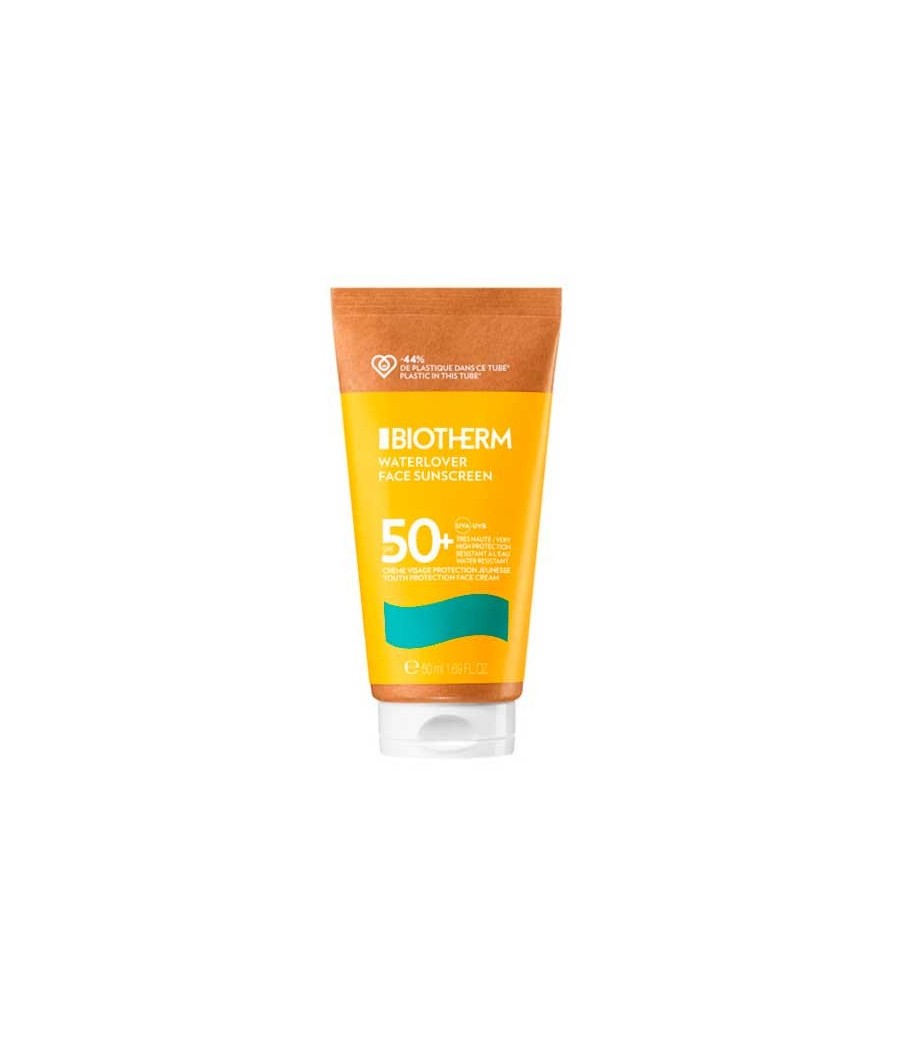 TengoQueProbarlo Biotherm Waterlover Face Sunscreen SPF50 50 ml BIOTHERM  Protección Solar Rostro