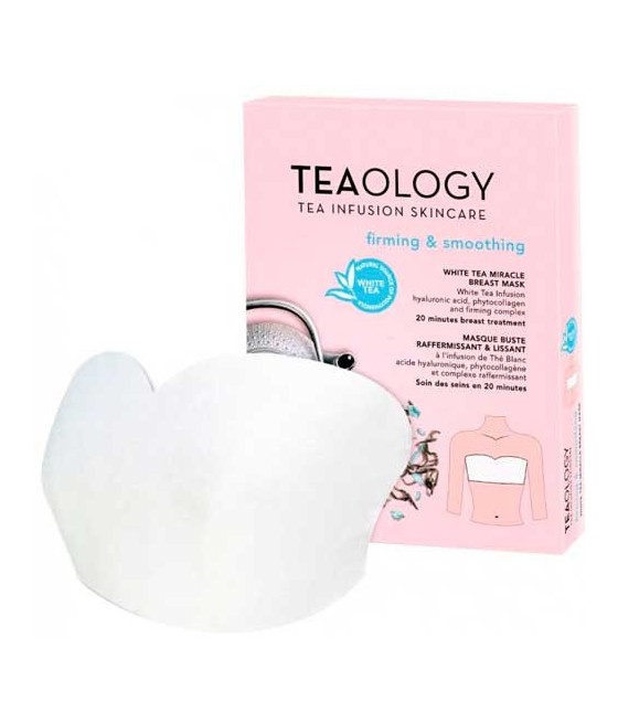 TengoQueProbarlo Teaology Mascarilla Reafirmante para el Pecho Milagro de Té Blanco Pack x4  60ml x 4 TEAOLOGY  Senos
