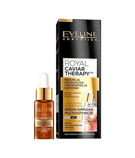 Eveline Royal Caviar Therapy Luxury Intense Serum Multinourishing Ampoule