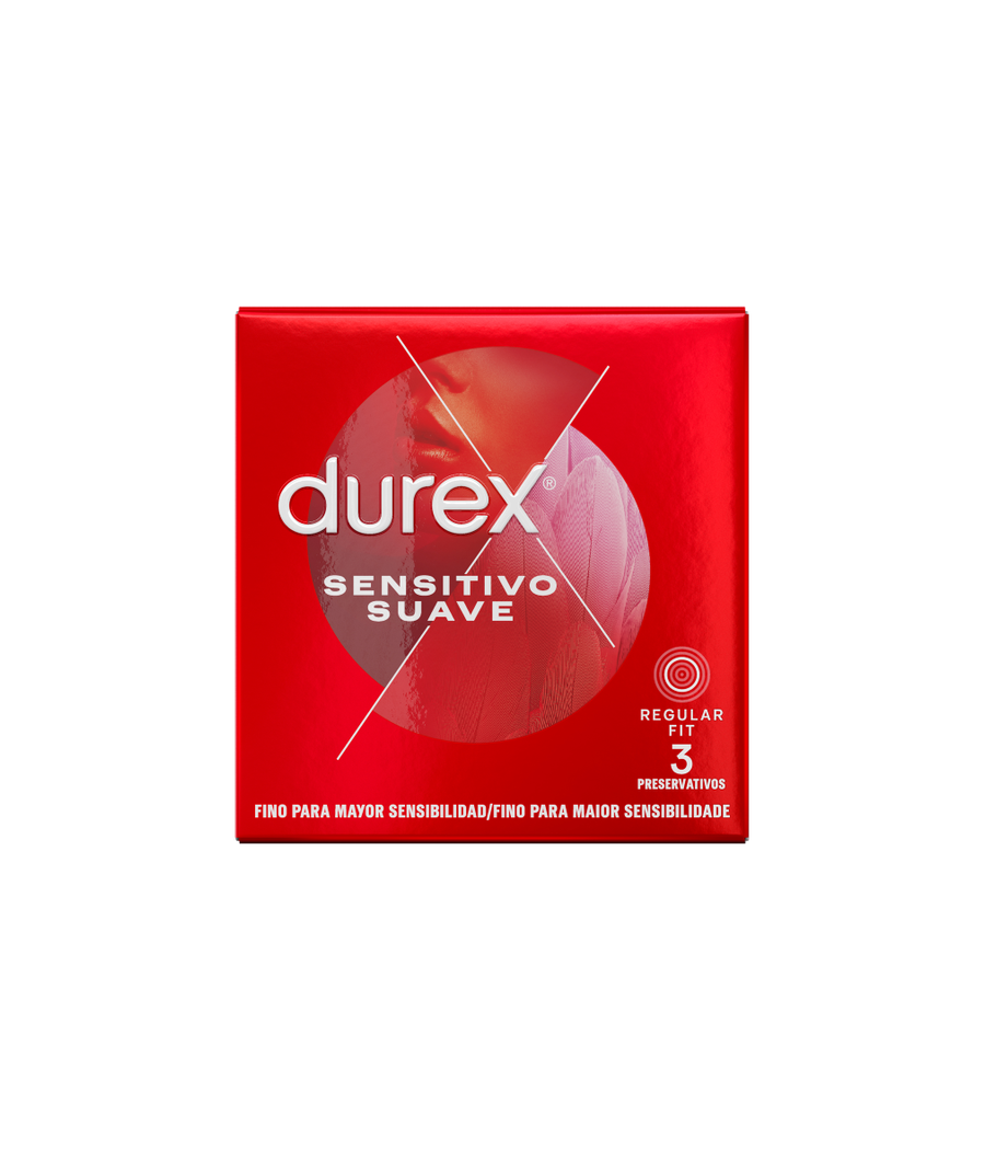 TengoQueProbarlo DUREX - SENSITIVO SUAVE 3 UNIDADES DUREX CONDOMS  Anticonceptivos y Preservativos Especiales