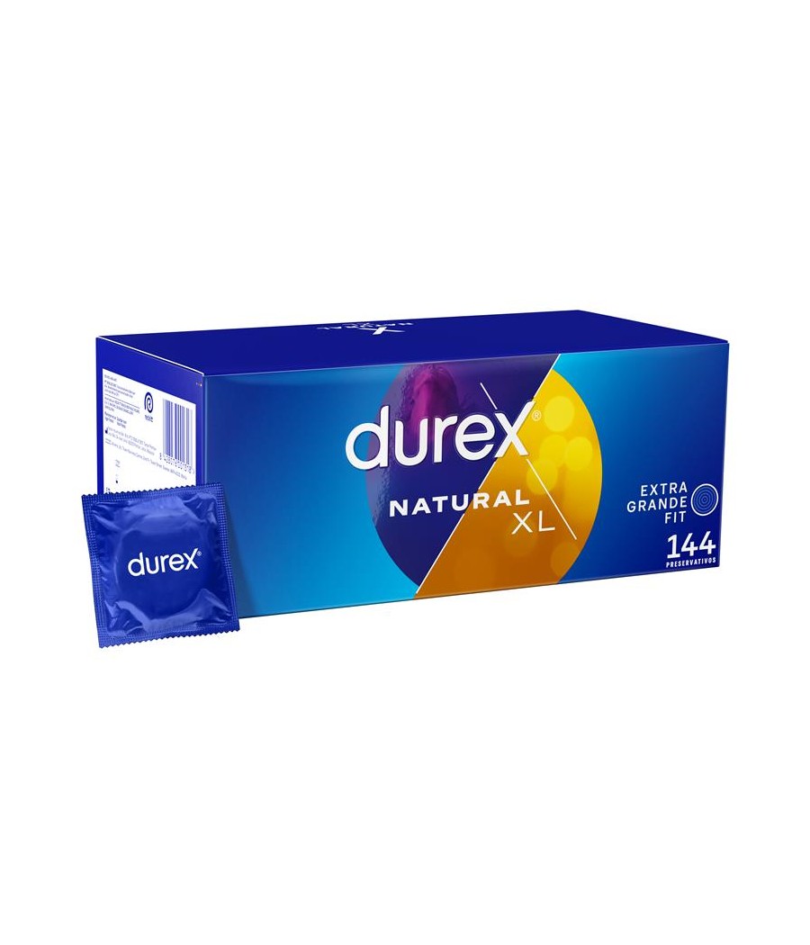 TengoQueProbarlo Preservativos Natural XL 144 ud DUREX  Anticonceptivos y Preservativos Naturales