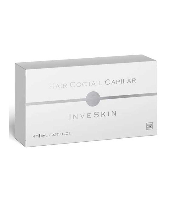 Inveskin Hair Cocktail Capilar 4 viales de 5 ml