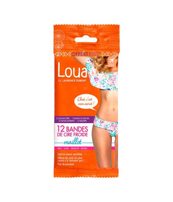 Loua 12 Cold Wax Strips Bikini