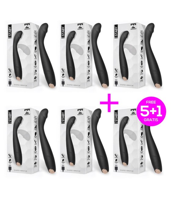 TengoQueProbarlo Pack de 6 Staby Vibrador Flexible-Bendable TARDENOCHE  Vibradores para Mujer