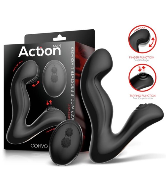 Convo Prostate Stimulator with Tapping and Finger Wiggle Function