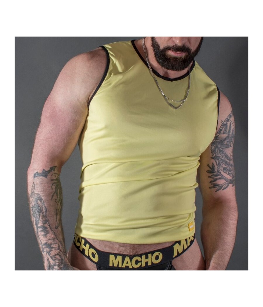 TengoQueProbarlo MACHO - CAMISETA AMARILLO L/XL MACHO UNDERWEAR  Ropa Interior para Hombre