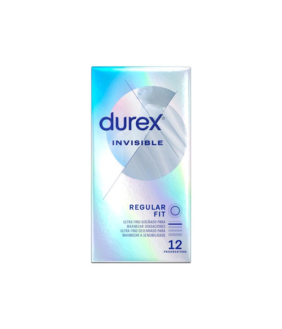 TengoQueProbarlo Durex Preservativos Invisible 12 ud DUREX  Anticonceptivos y Preservativos Especiales