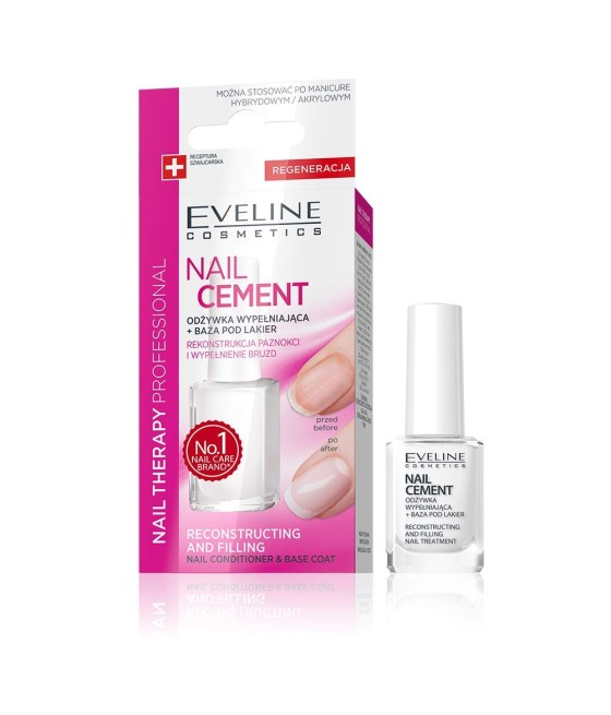 Eveline Nail Therapy Professional Nail Cement Reconstructing and Filling
